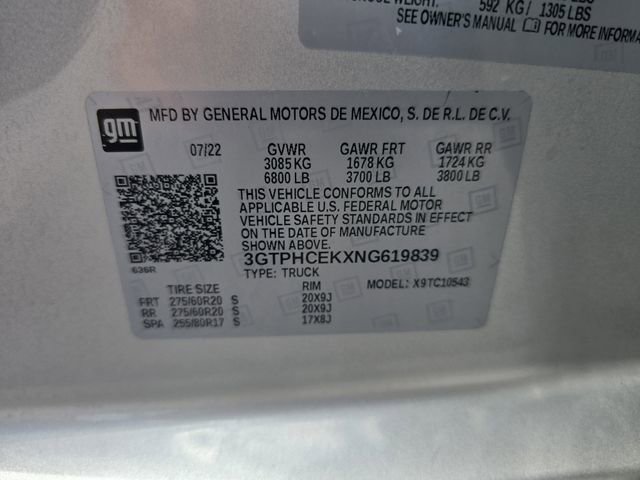 Certified Used 2022 Quicksilver Metallic GMC Elevation image 31