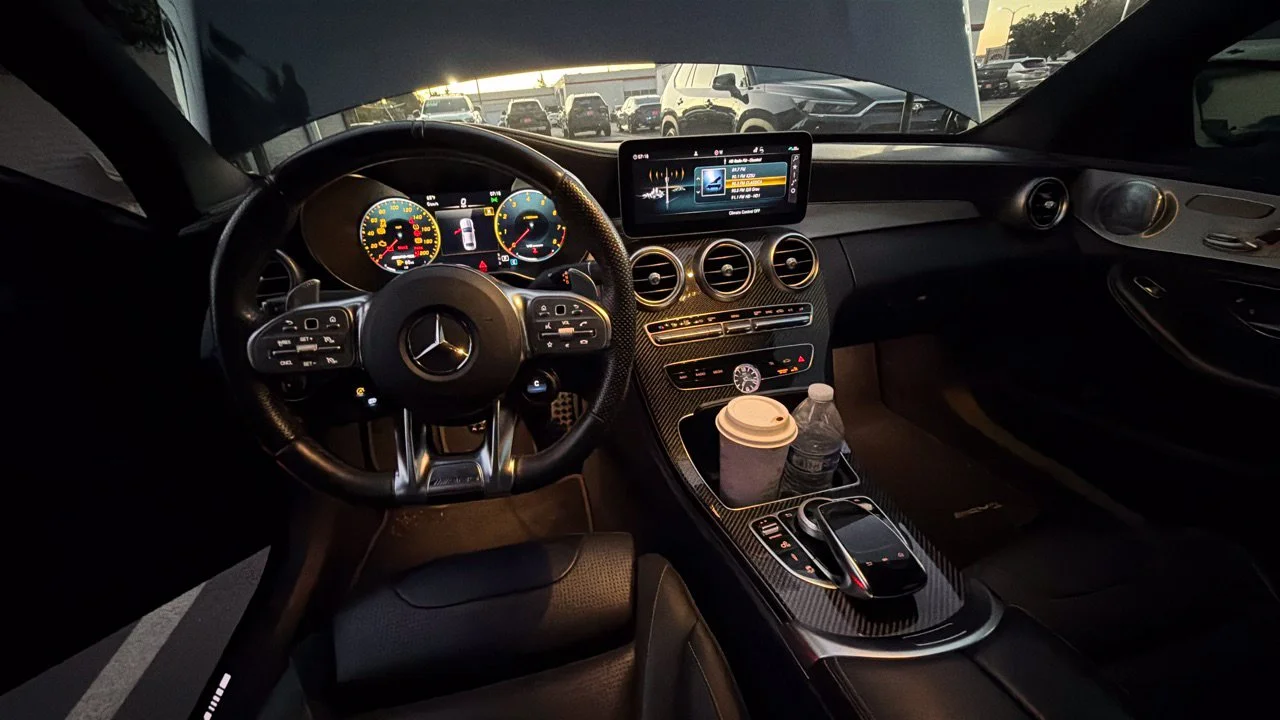 Used 2020 Black Mercedes-Benz C 63 S AMG® image 3