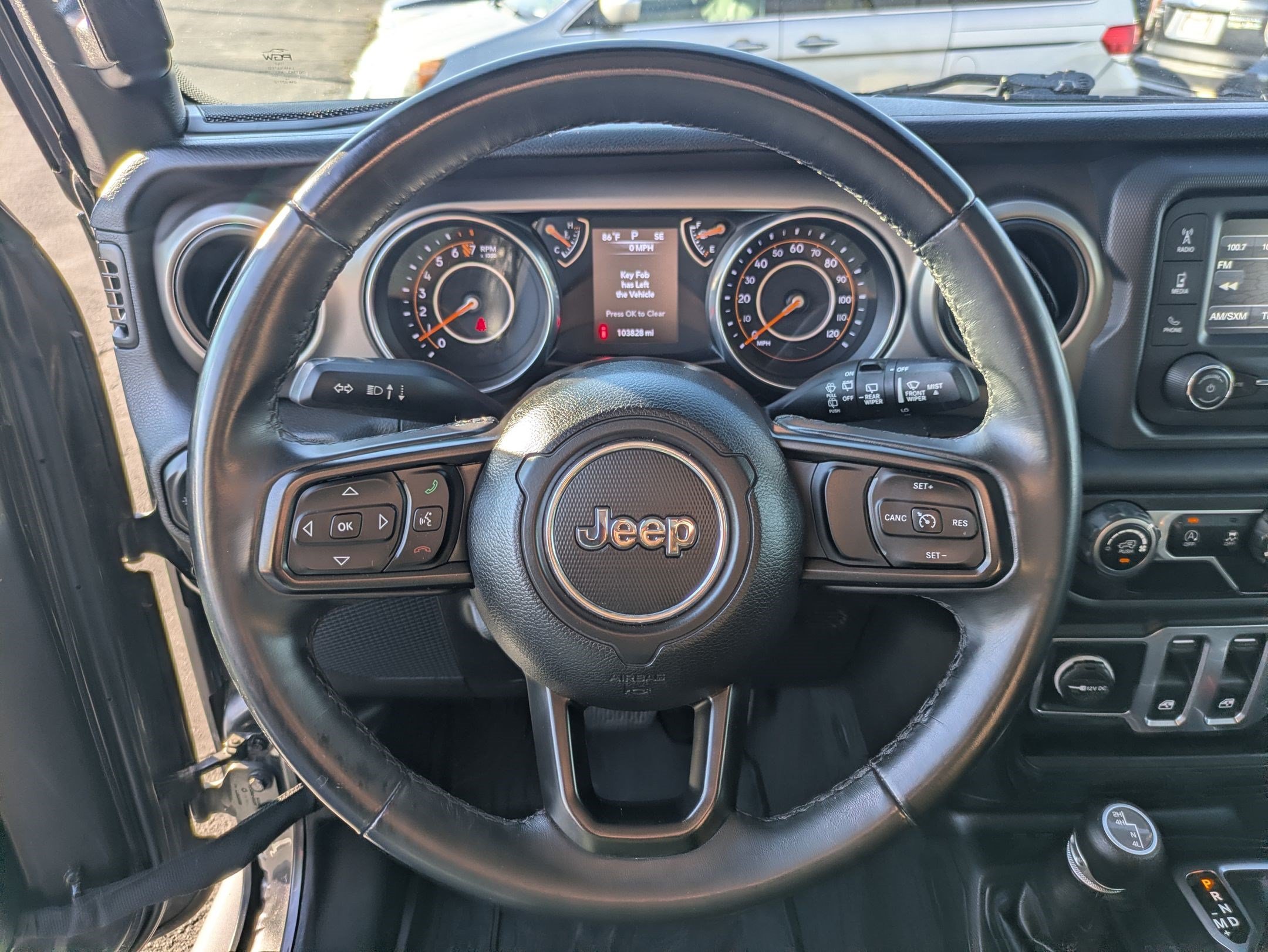 Used 2018 Granite Crystal Clearcoat Metallic Jeep Sport S image 16