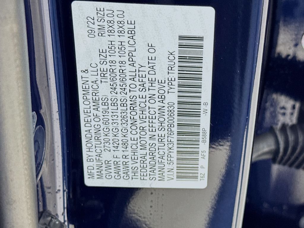 Used 2023 Obsidian Blue Pearl Honda AWD RTL-E image 43