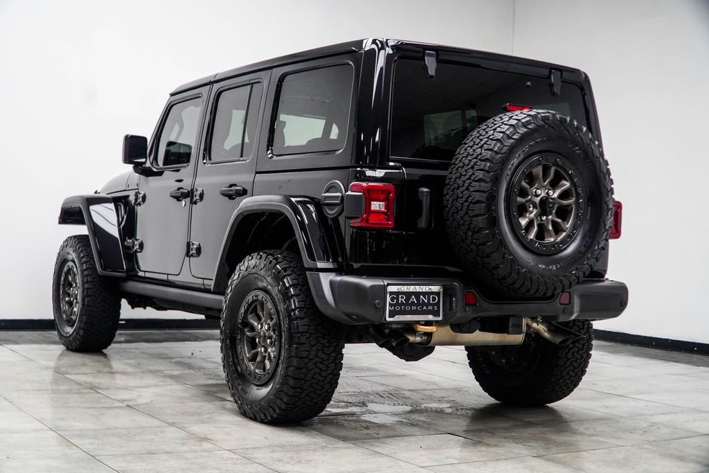 Used 2021 Black Jeep Unlimited Rubicon 392 image 12
