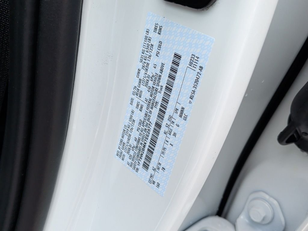 New 2026 Star White Metallic Tri-Coat Ford F-250® Platinum® image 52