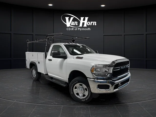 New 2024 Bright White Clear-Coat Exterior Paint RAM Tradesman image 42