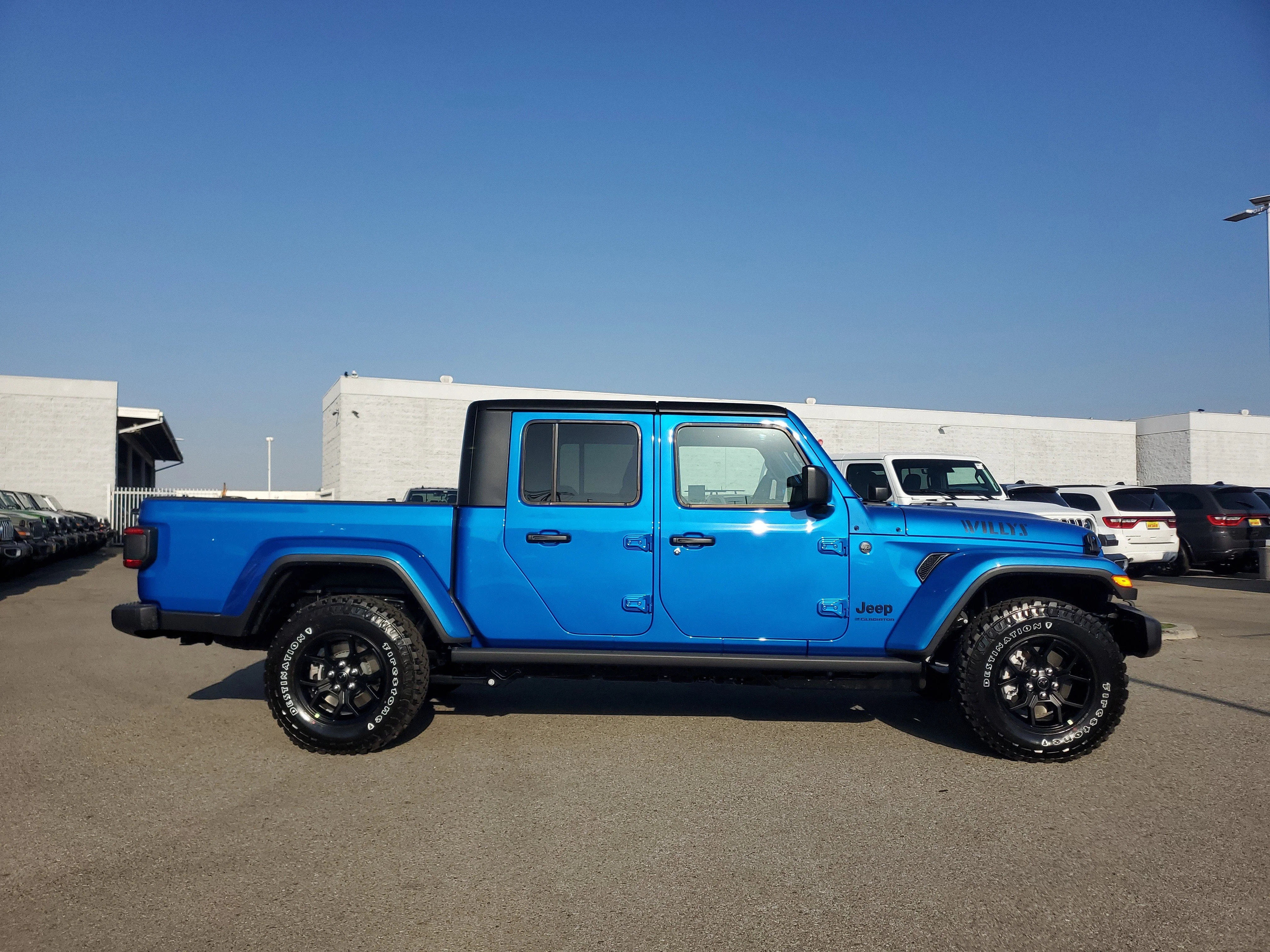 New 2026 Hydro Blue Pearl-Coat Exterior Paint Jeep Willys image 2
