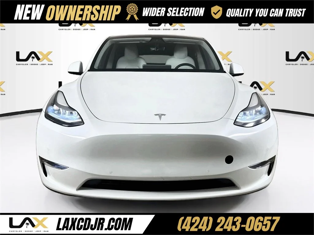 Used 2021 Tesla Model Y Long Range with VIN 5YJYGDEE4MF212935 for sale in Inglewood, CA