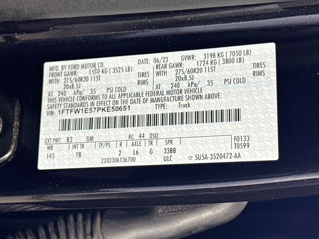 Used 2023 Atlas Blue Metallic Ford XLT image 32