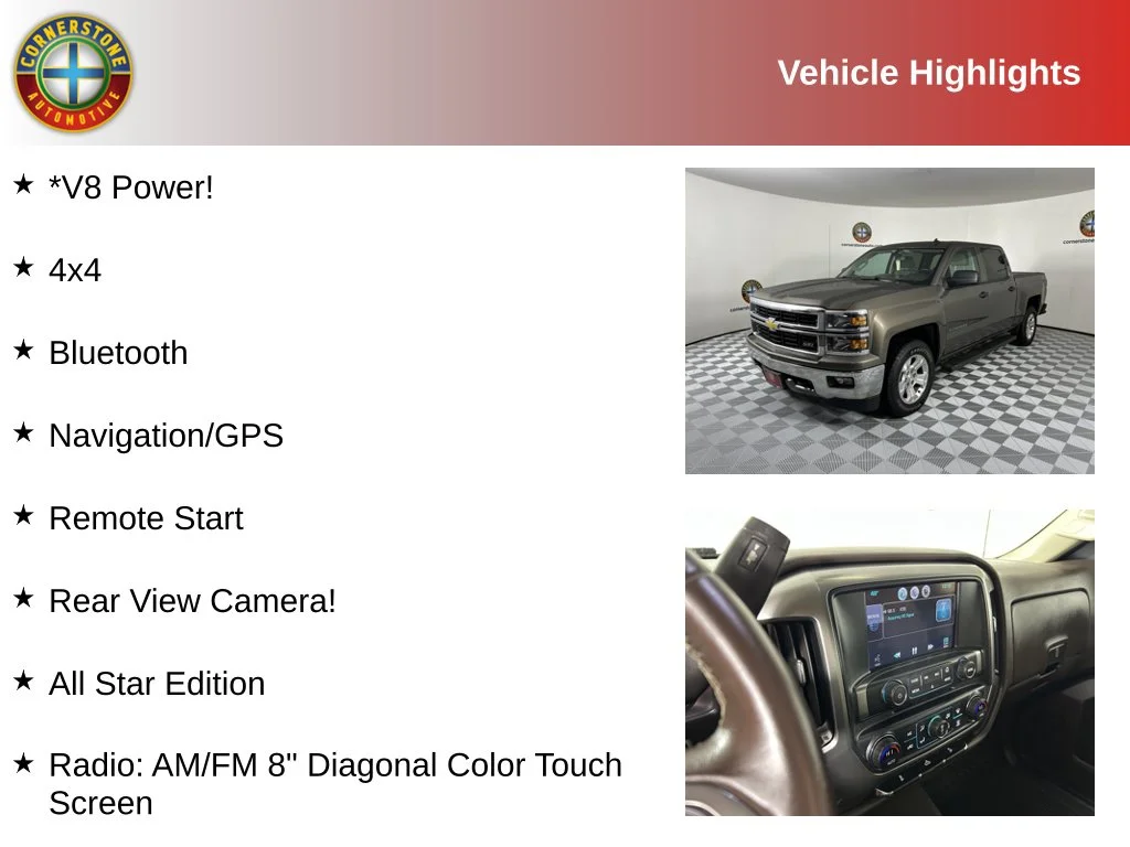 Used 2014 Chevrolet Silverado 1500 LT with VIN 3GCUKREC5EG293920 for sale in Elk River, Minnesota
