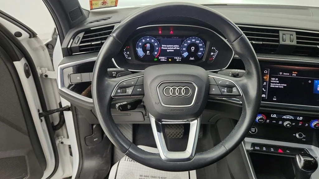 Used 2021 Glacier White Metallic Audi S line Premium 45 TFSI quattro w/ Convenience Pkg & 19