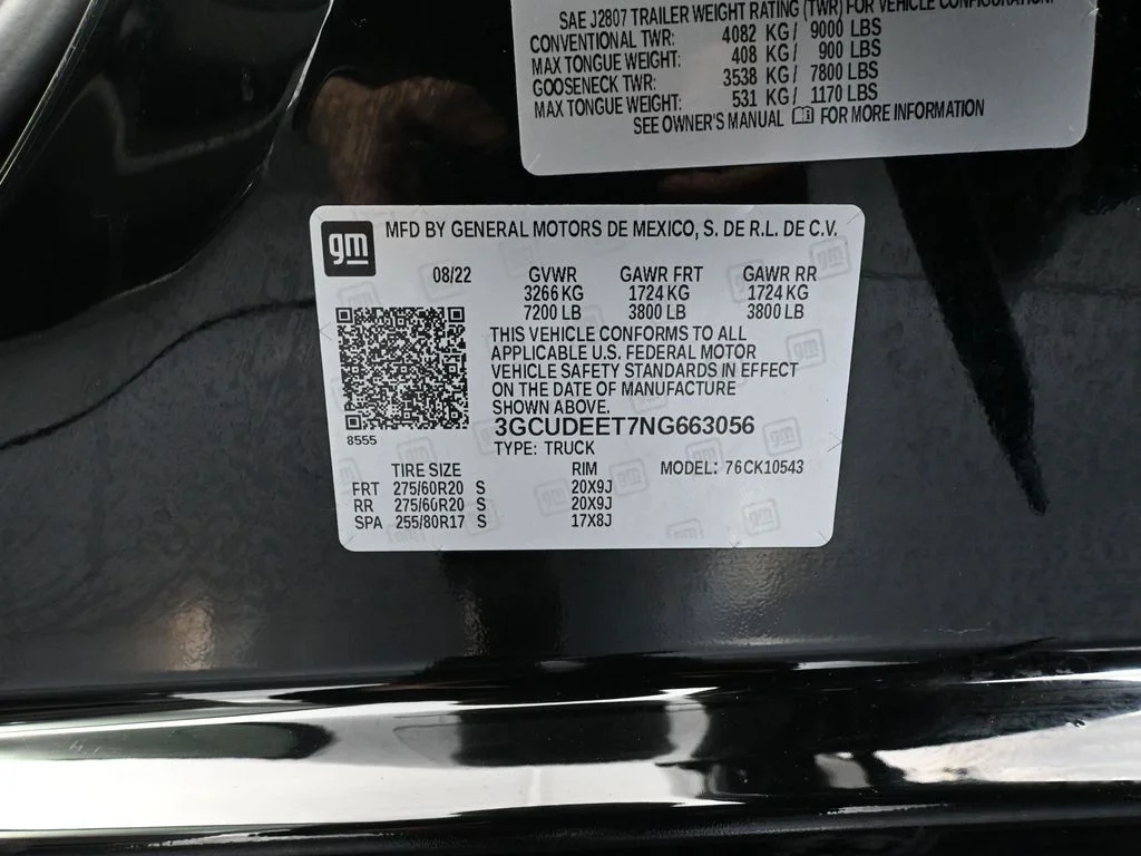 Certified Used 2022 Black Chevrolet RST image 54