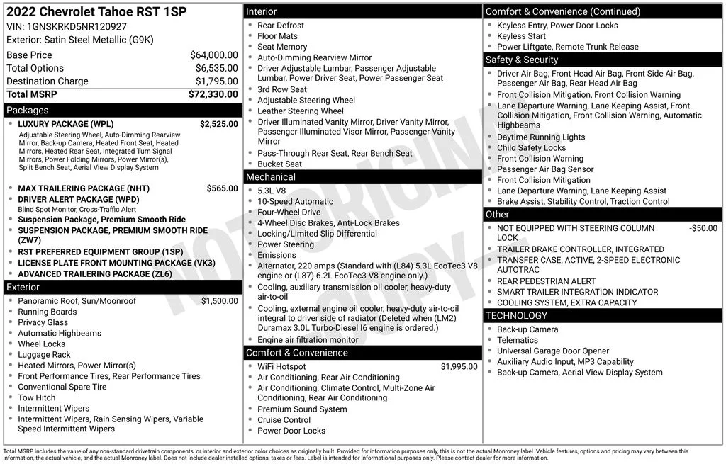 Used 2022 Gray Chevrolet RST image 40