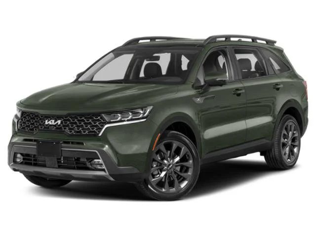 Used 2022 Aruba Green Kia X-Line SX Prestige image 1