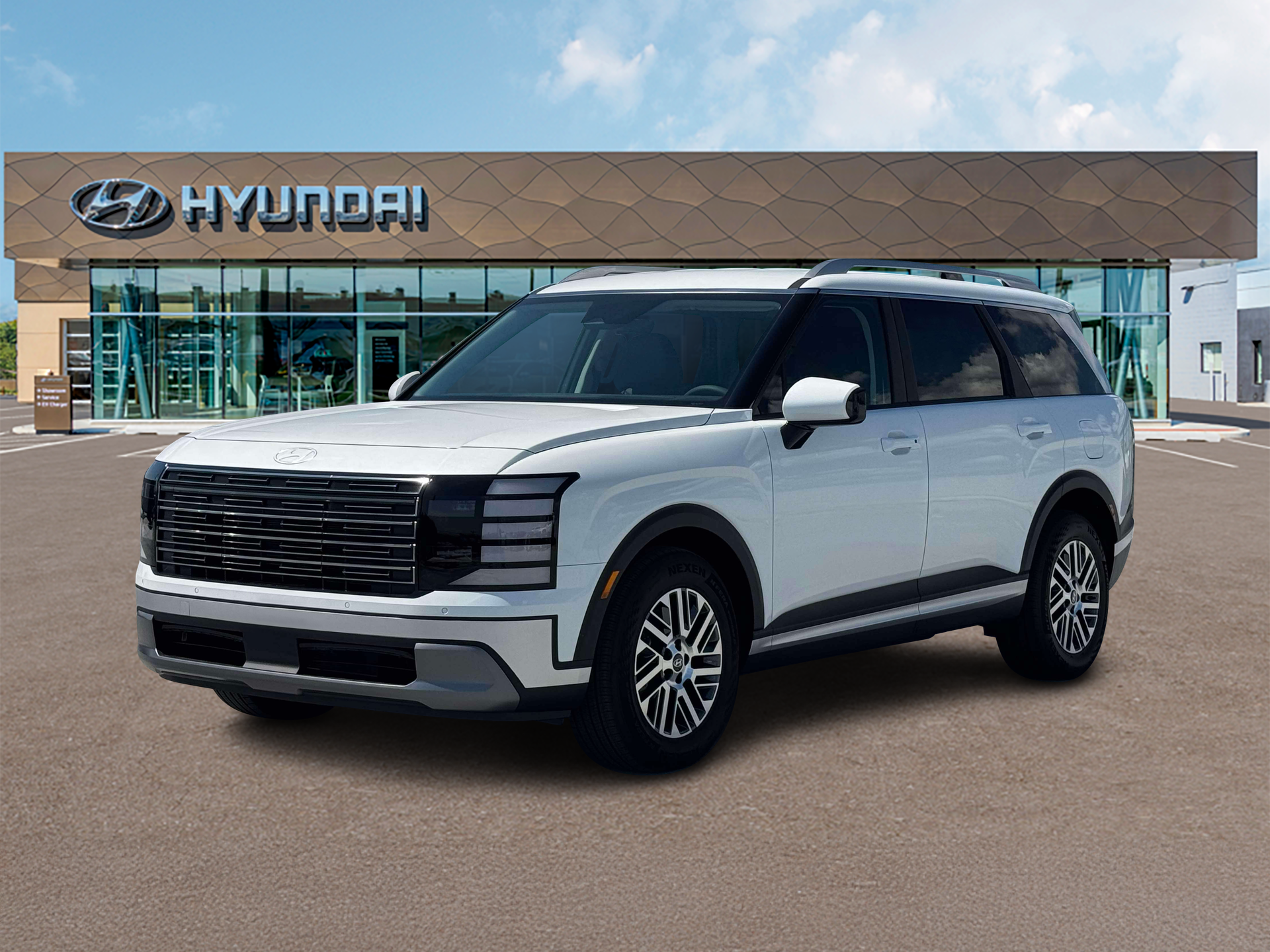 New 2027 White Hyundai SEL AWD image 1