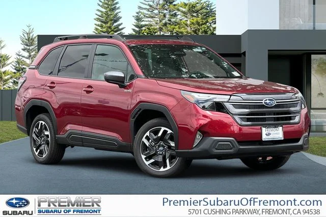 New 2026 CRIMSON RED PEARL Subaru Premium Hybrid image 1