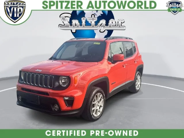 Certified Used 2021 Orange Jeep Latitude image 6