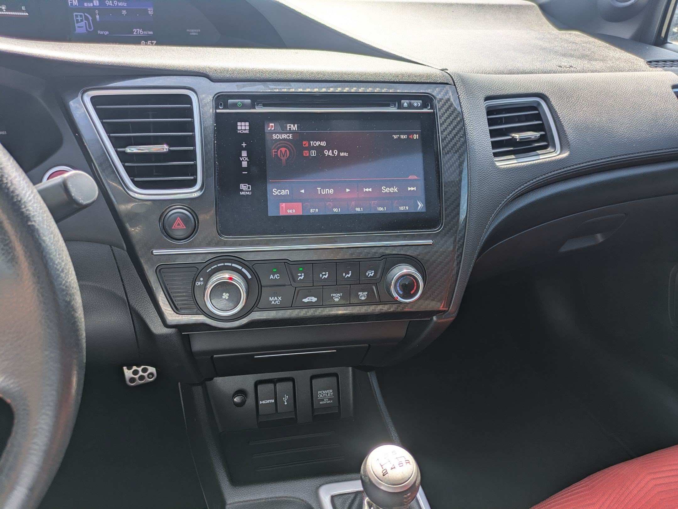 Used 2015 Crystal Black Pearl Honda Si image 24