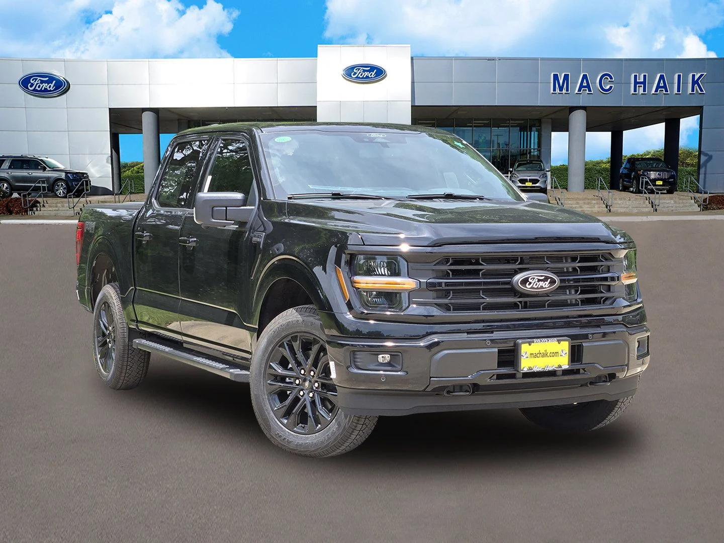 New 2026 Agate Black Metallic Ford XLT image 1