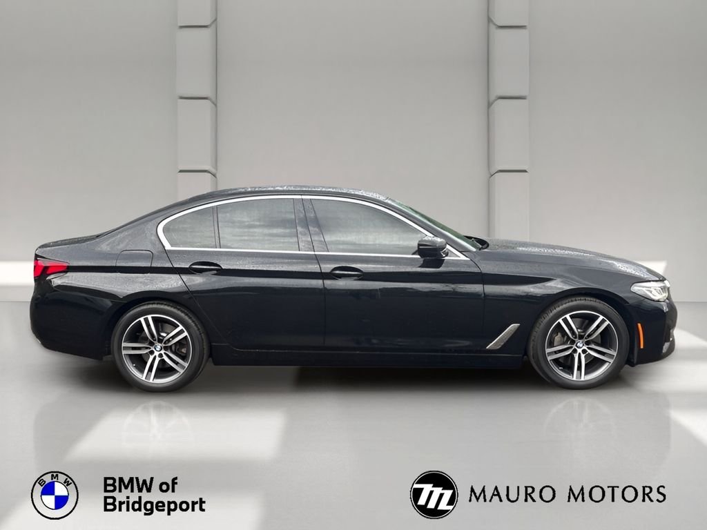 Certified Used 2023 Black BMW 530i xDrive image 2