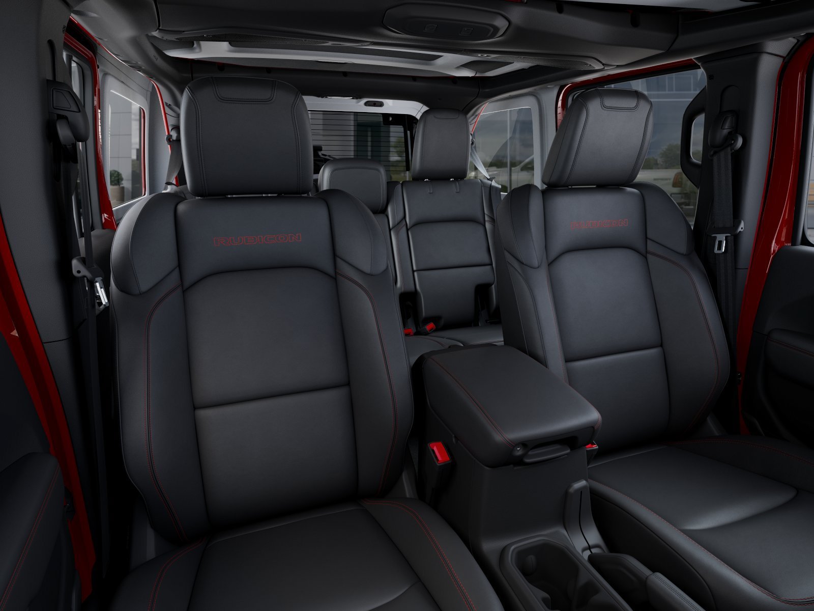 New 2026 Firecracker Red Clear-Coat Exterior Paint Jeep Rubicon X 4-Door image 16