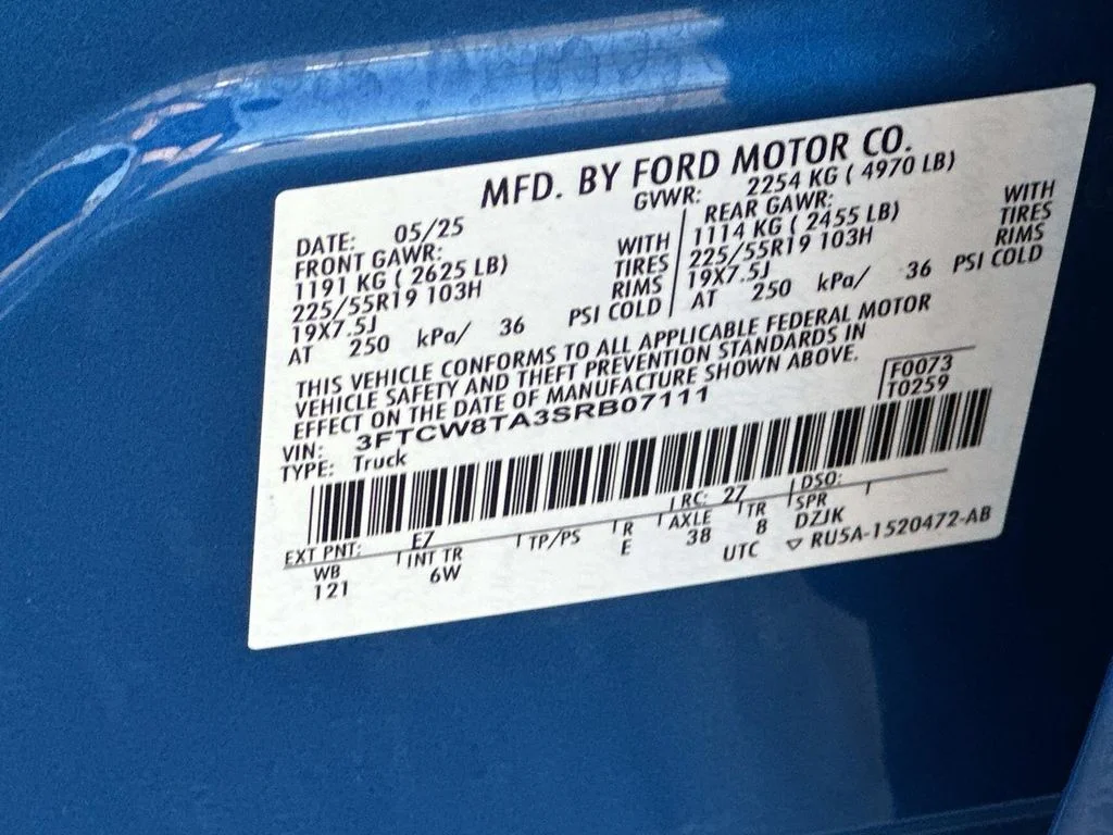 Used 2025 Blue Ford Lobo Standard image 30