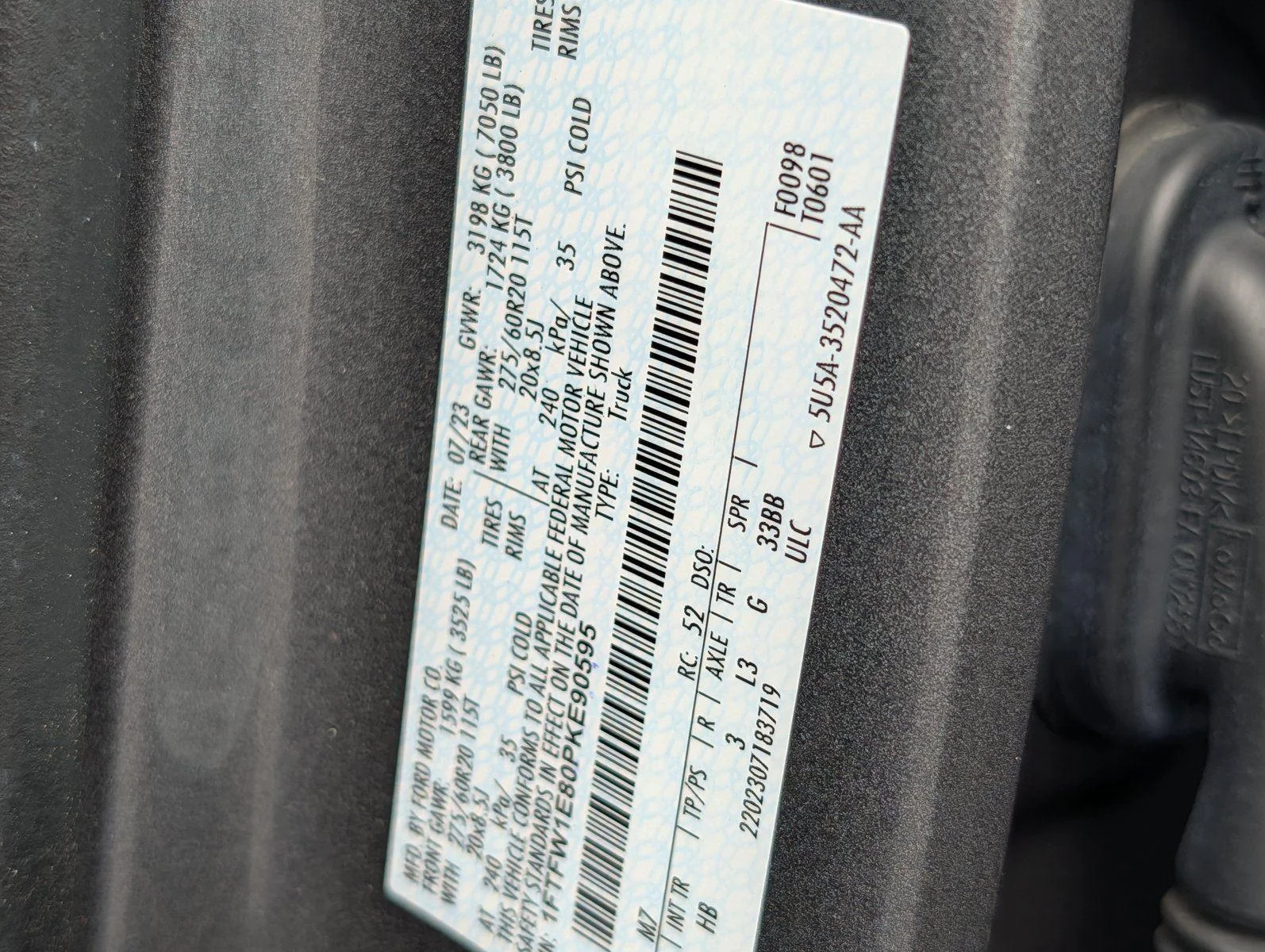 Used 2023 Carbonized Gray Ford LARIAT image 36