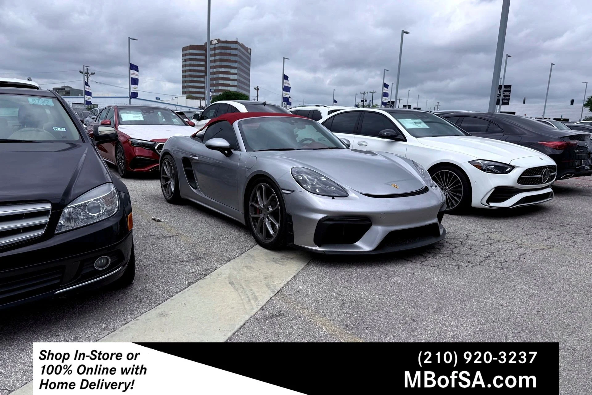 Pre-Owned 2020 Porsche 718 Spyder Base Convertible in San Antonio