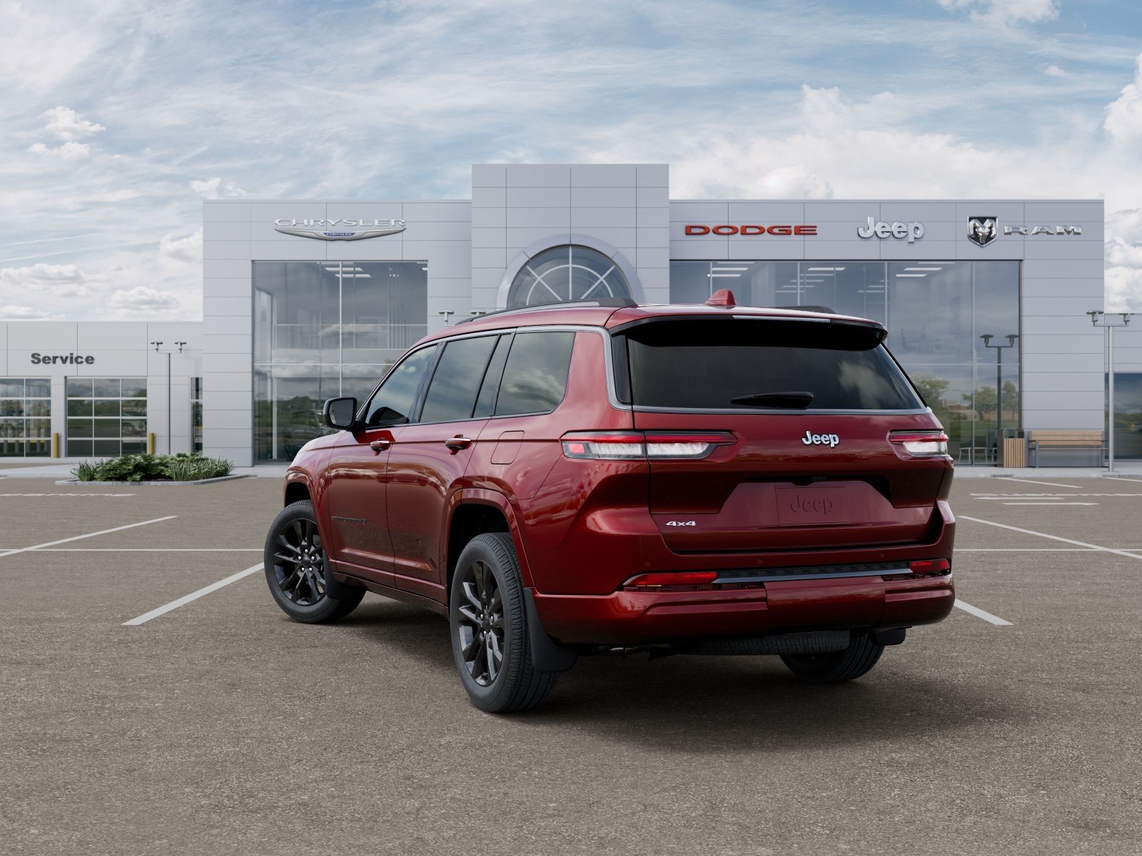 New 2026 Velvet Red Pearl-Coat Exterior Paint Jeep Limited Reserve image 3