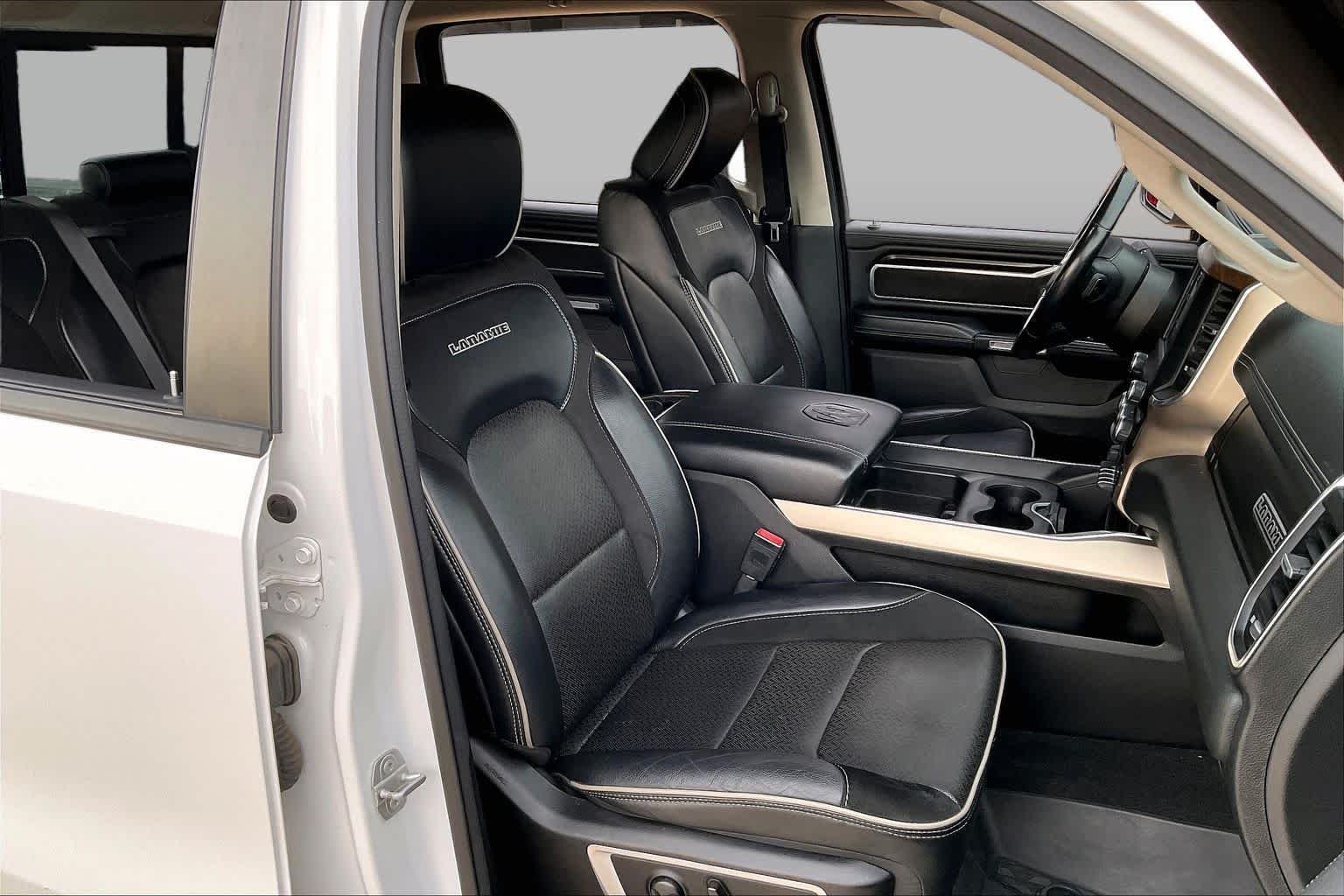 Used 2022 Bright White Clearcoat Ram Laramie image 8