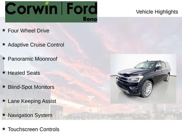 Used 2024 Agate Black Metallic Ford Limited image 7
