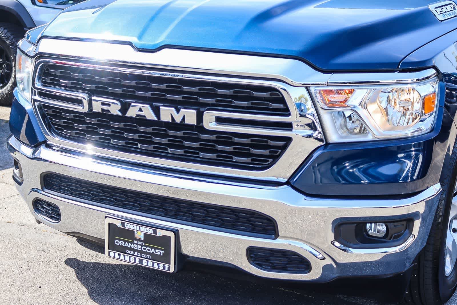 Used 2022 Patriot Blue Pearlcoat Ram Big Horn image 8