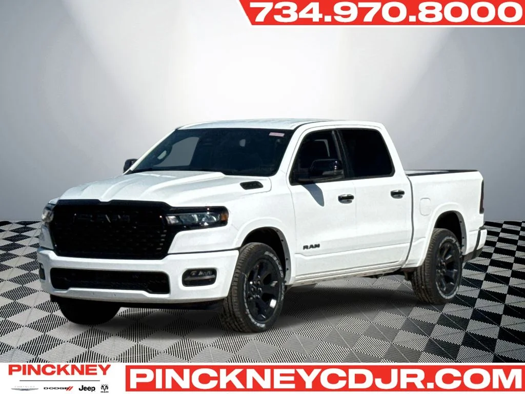 New 2026 Bright White Clear-Coat Exterior Paint RAM Big Horn/Lone Star image 1
