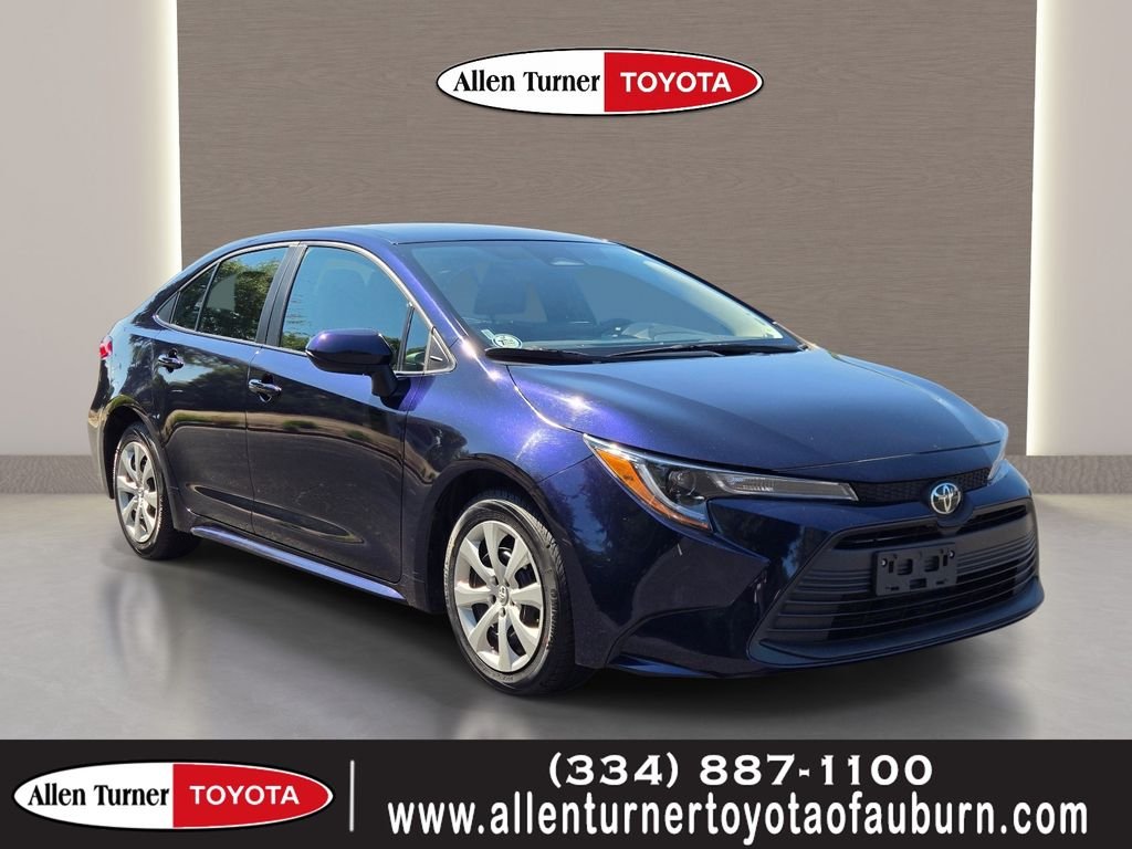 Used 2025 Blue Toyota LE image 1