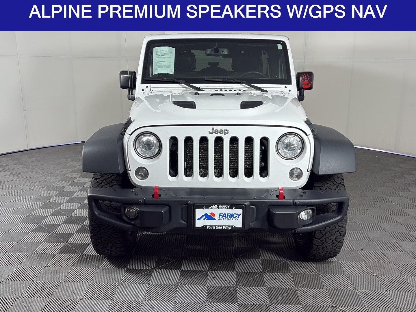 Used 2017 Bright White Clearcoat Jeep Rubicon Hard Rock image 4