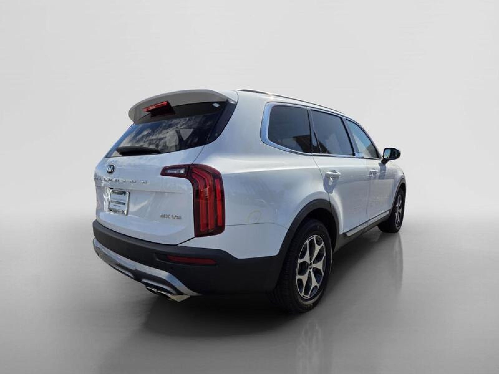 Used 2021 Glacial White Pearl Kia EX image 5