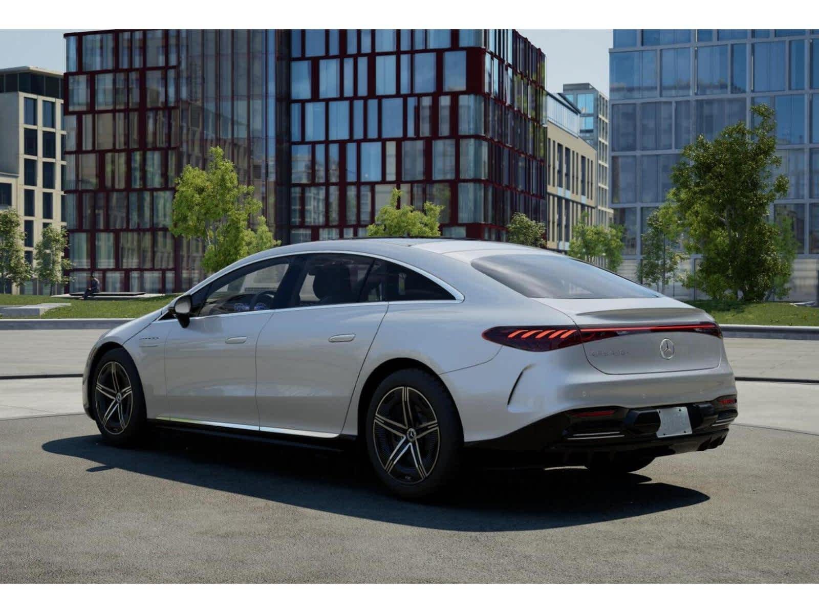 New 2026 MANUFAKTUR Moonlight White Metallic Mercedes-Benz EQS 450+ image 27
