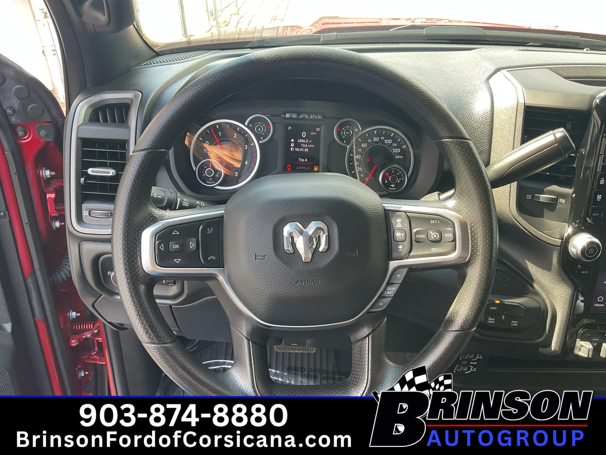 Used 2025 Molten Red Pearlcoat Ram Tradesman image 30