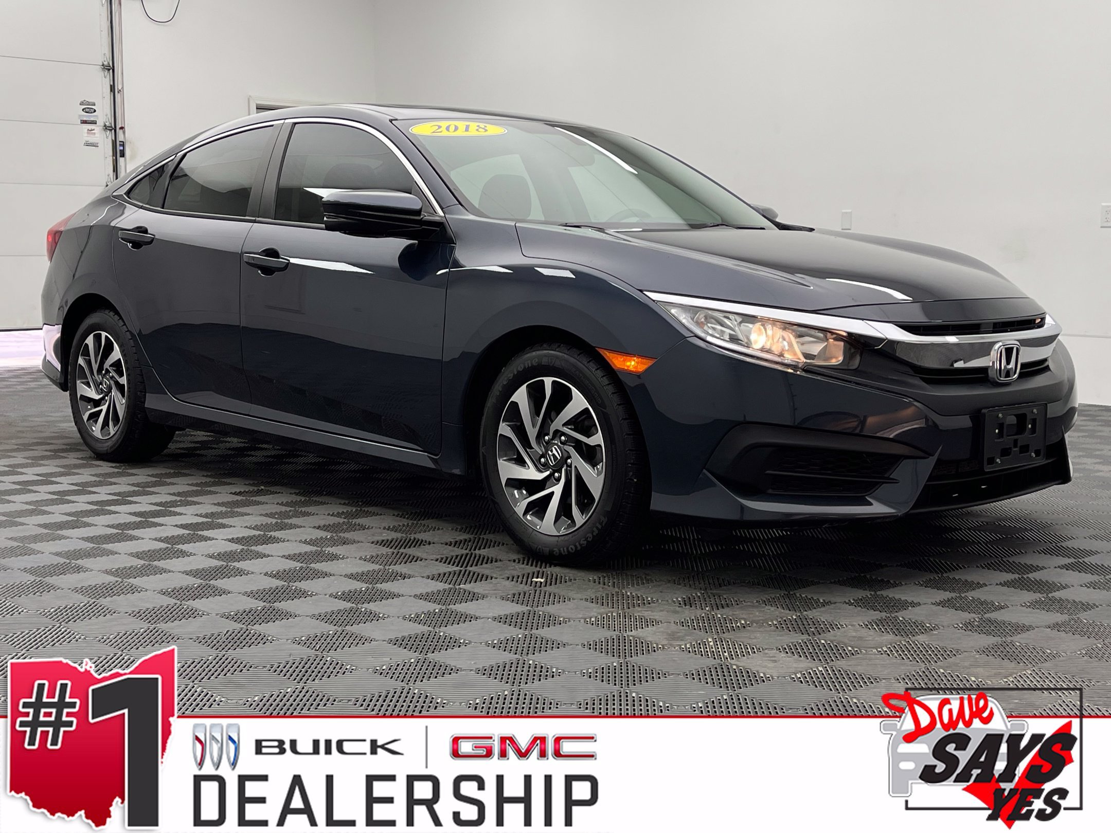 Used 2018 Cosmic Blue Metallic Honda EX image 1