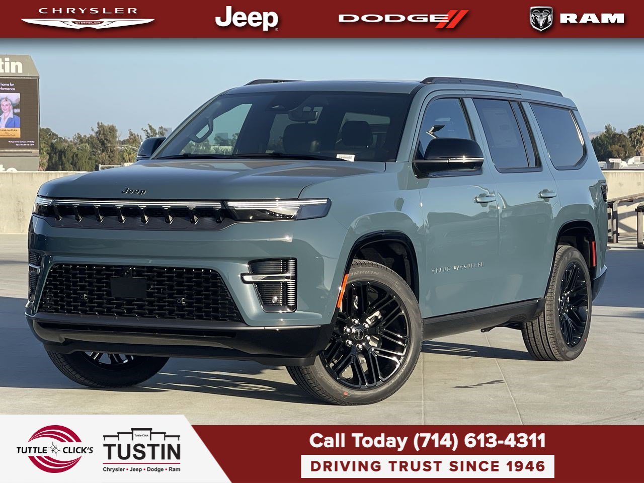 New 2026 Steel Blue Exterior Paint Jeep Limited Reserve image 1
