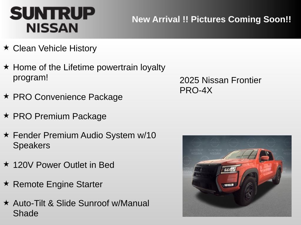 Used 2025 Orange Nissan PRO-4X image 6