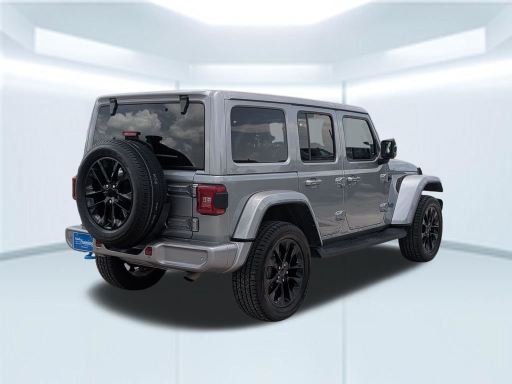 Used 2021 Silver Jeep Unlimited Sahara 4xe image 6