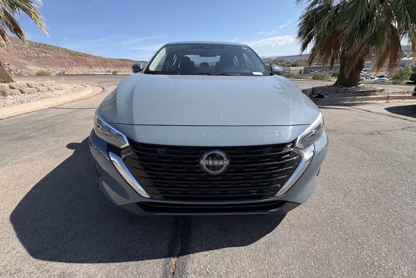 Used 2025 Atlantic Gray Metallic Nissan SV image 9