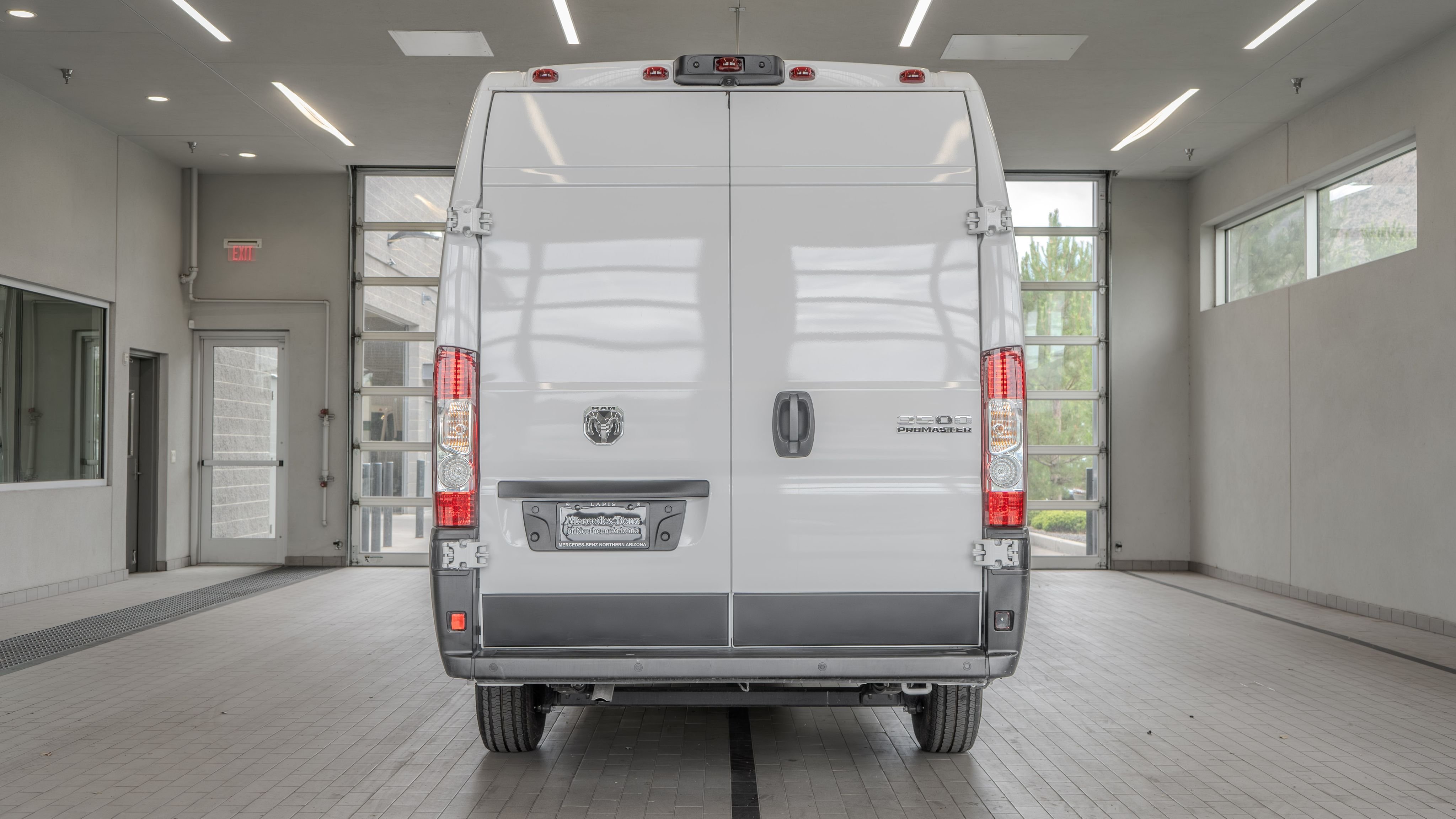 Used 2024 Bright White Clearcoat Ram High Roof image 14