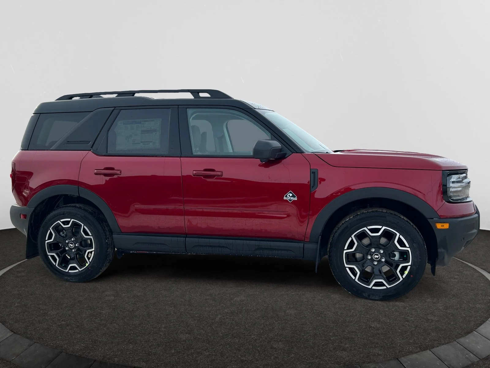 New 2025 Ruby Red Metallic Tinted Clearcoat Ford Outer Banks image 6
