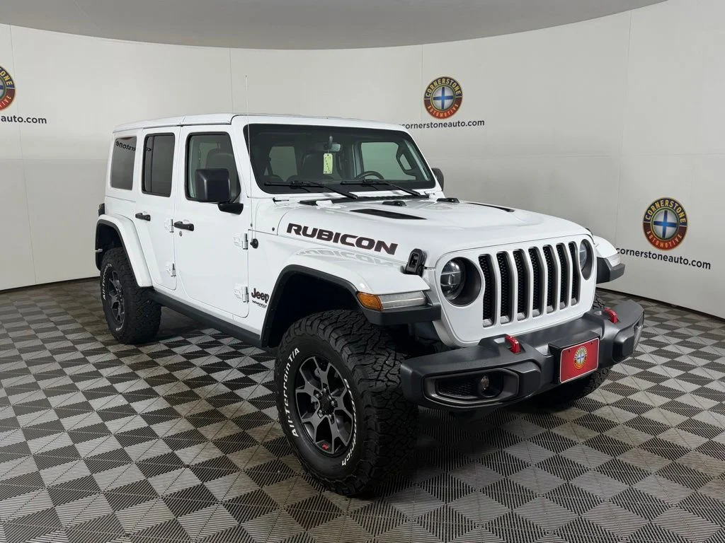 Used 2019 Bright White Clearcoat Jeep Unlimited Rubicon image 20