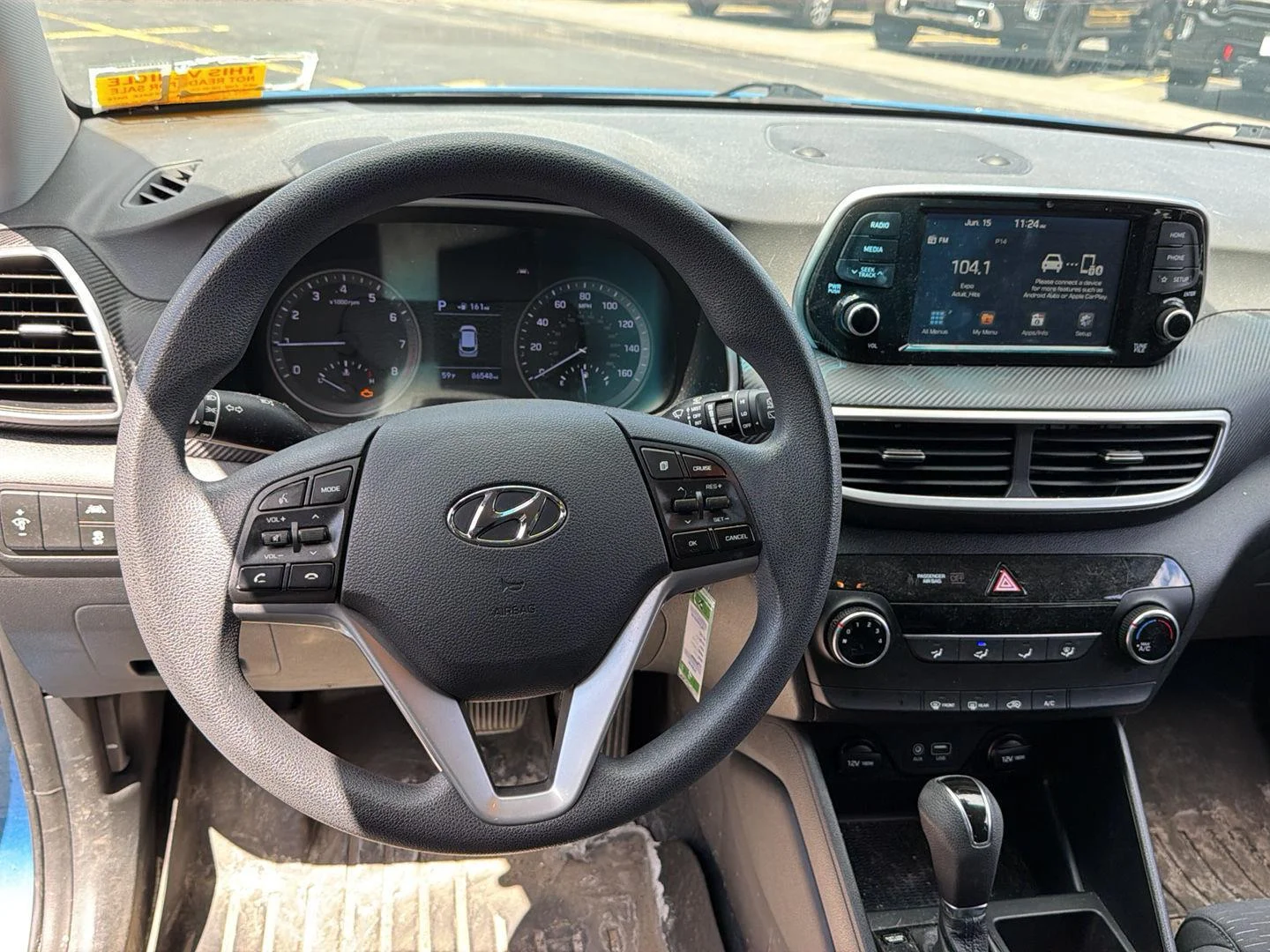 Used 2020 Aqua Blue Hyundai SE image 2