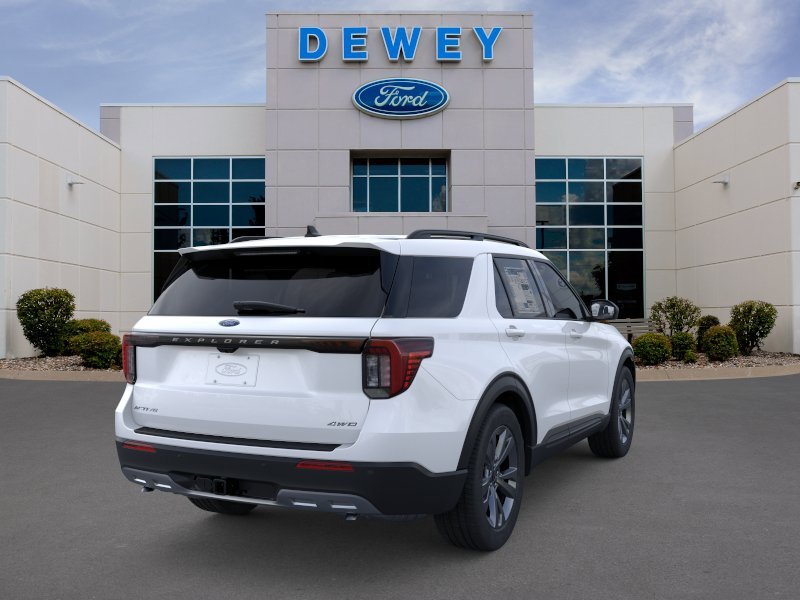 New 2026 Star White Metallic Tri-Coat Ford Active image 8