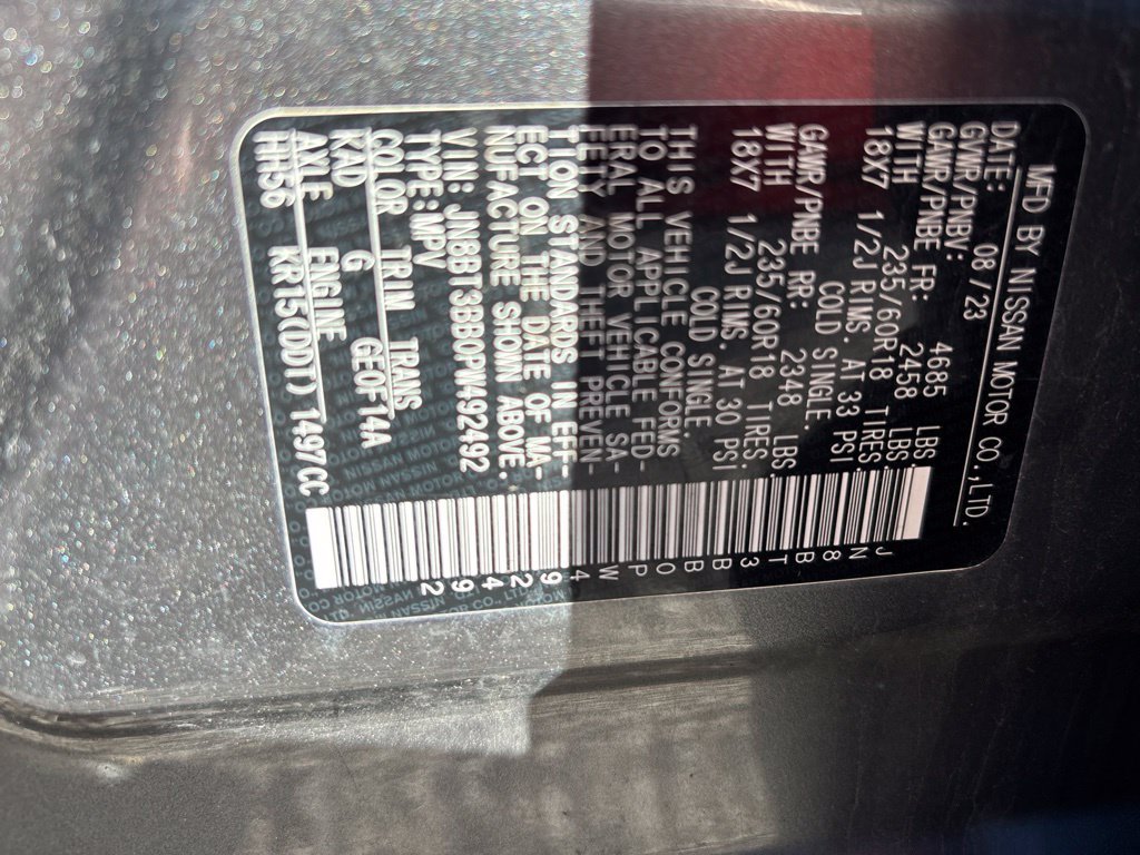 Certified Used 2023 Gray Nissan SV image 10