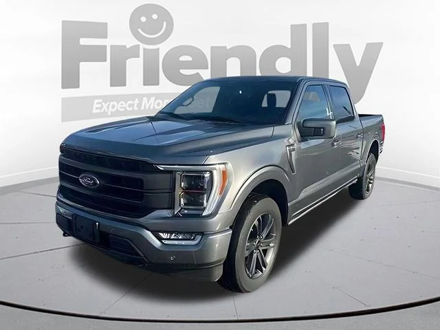 Used 2023 Gray Metallic Ford Lariat image 42