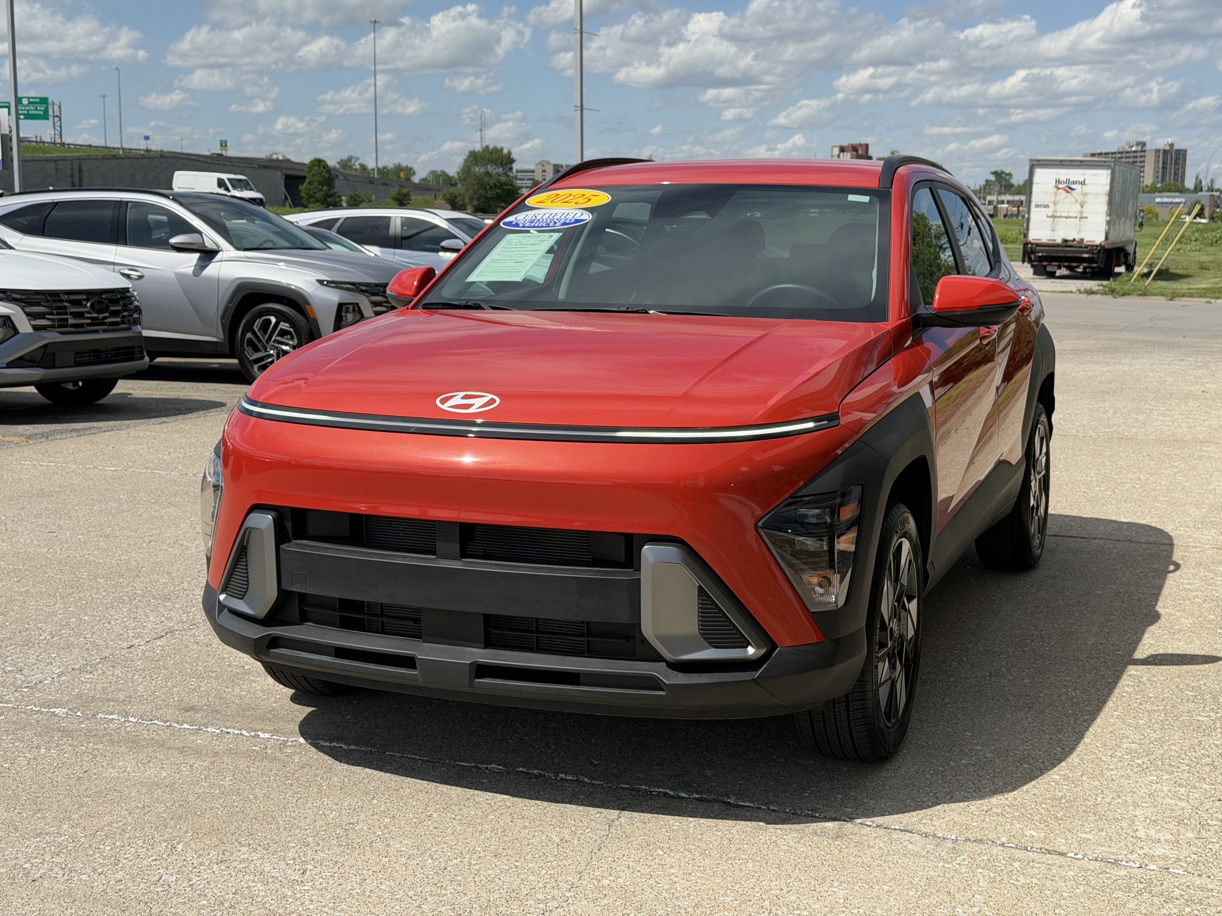 Certified Used 2025 Soultronic Orange Pearl Hyundai SEL Convenience image 14
