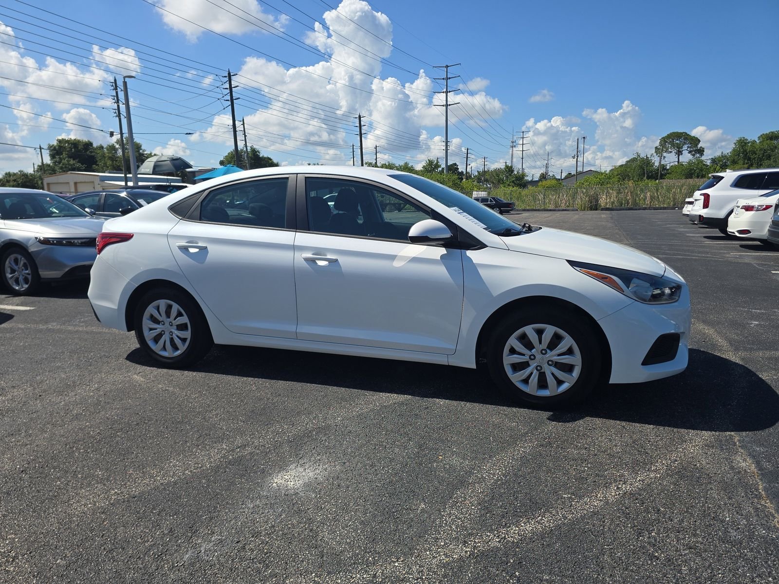 Used 2022 Hyundai Accent SE with VIN 3KPC24A64NE159944 for sale in Port Richey, FL