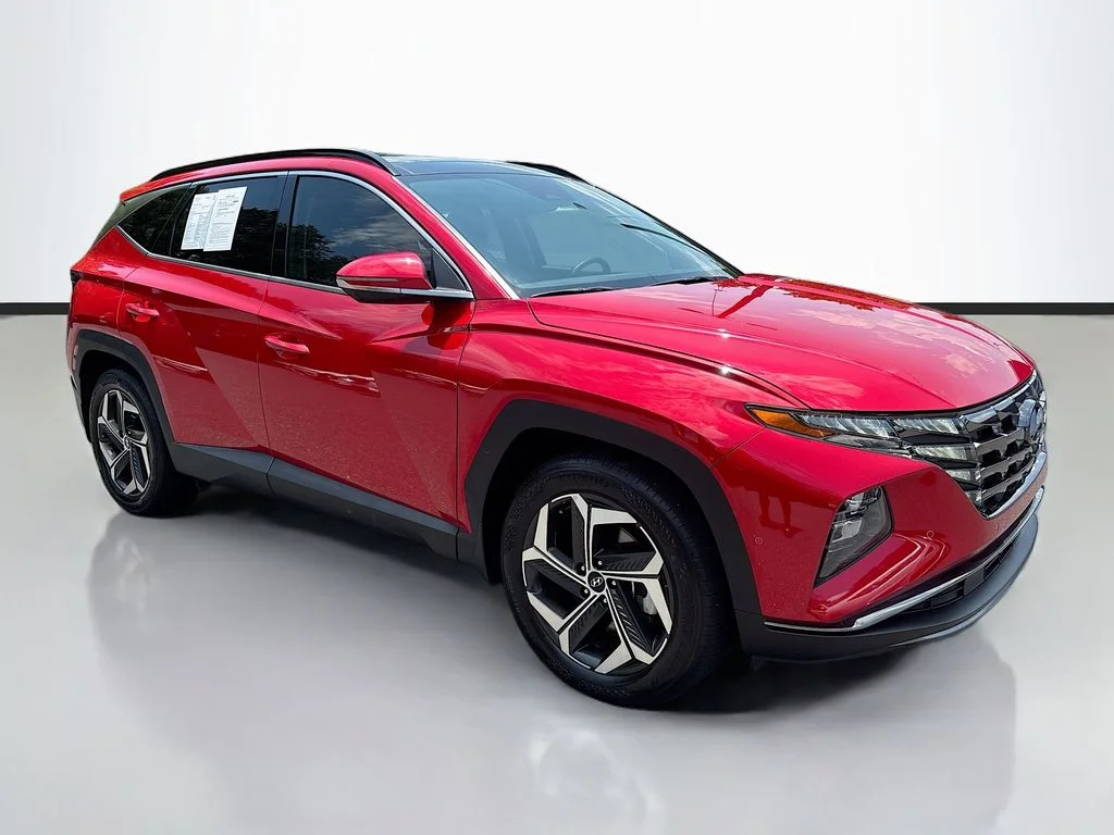 Used 2022 Calypso Red Hyundai Limited image 1